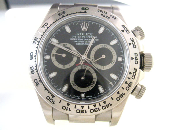 ホワイトゴールドデイトナ修理